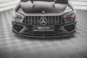 Maxton Design Front Splitter V.3 for Mercedes Benz CLA45 AMG w. Aero C118 - MODE Auto Concepts