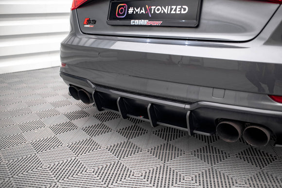Maxton Design Street Pro Rear Diffuser for Audi S3 8V / A3 S-Line 8V Facelift Sportback - MODE Auto Concepts