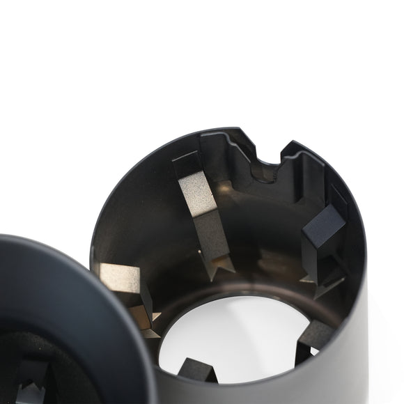 MODE Design 3.75" (98mm) Angle Cut Slip On Exhaust Tips High-Temp Coated Matte Black for BMW M3 F80 M4 F82 M2 Competition F87 S55 - MODE Auto Concepts