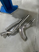MODE Design Decatted 3.5" Downpipe V2 MQB AWD VW Golf MK8 R Audi S3 8Y 2.0T EA888 - MODE Auto Concepts
