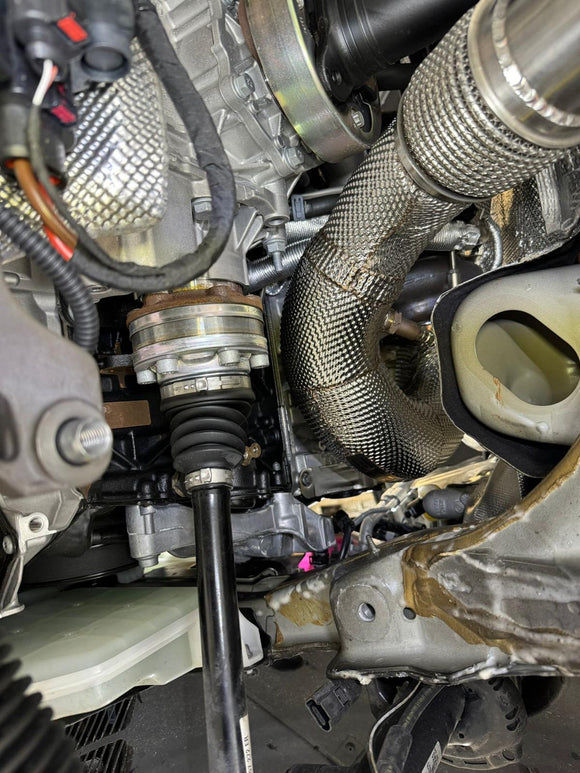 MODE Design Decatted 3.5" Downpipe V2 MQB AWD VW Golf MK8 R Audi S3 8Y 2.0T EA888 - MODE Auto Concepts