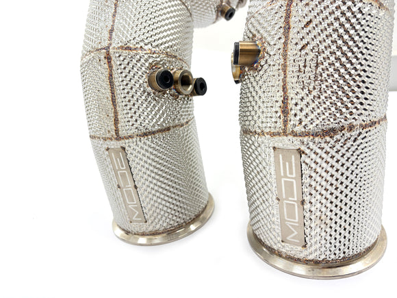 MODE Design 200cpsi Catted Downpipes for Audi RS4 RS5 B9
