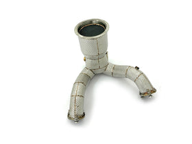 MODE Design 200cpsi Catted Downpipes for Audi S4 S5 B9 - 0