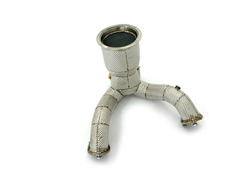 MODE Design 200cpsi Catted Downpipes for Audi S4 S5 B9 - 0