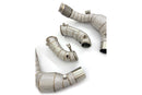 MODE Design 200cpsi Catted w. Heat Shield Downpipe S63R S63 BMW X5M F95 X6M F96-5