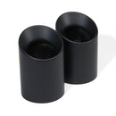 MODE Design 3.75" (98mm) Angle Cut Slip On Exhaust Tips High-Temp Coated Matte Black for BMW 535i F10 F11 640i F06 F12 F13 320i 330i 330e G20 G21 inc. xDrive & Diesel - MODE Auto Concepts