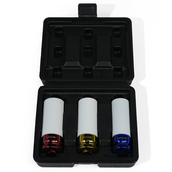 MODE PlusTrack 3-Piece Protective Wheel Saver Socket Tool Kit 17mm 19mm 21mm - MODE Auto Concepts