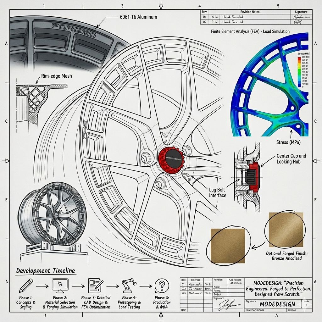 MODE Design™ Bespoke Forged Wheel Program (Options) | MODE Auto Concepts