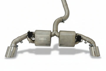 MODE Design Catback Exhaust System Valved inc. Front Pipe w. Stainless Tips for Toyota GR Yaris (Gen 1) 1.6 G16E - XP210 GZEA14 (2020-2024)