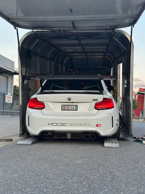 MODE Design Clubsport Bolt-In Rollcage / Harness Bar for BMW M2 F87 inc. M2 Competition - Motorsport Australia CAMS Approved