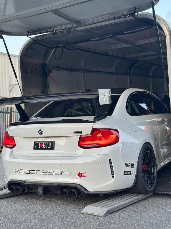 MODE Design Clubsport Bolt-In Rollcage / Harness Bar for BMW M2 F87 inc. M2 Competition - Motorsport Australia CAMS Approved