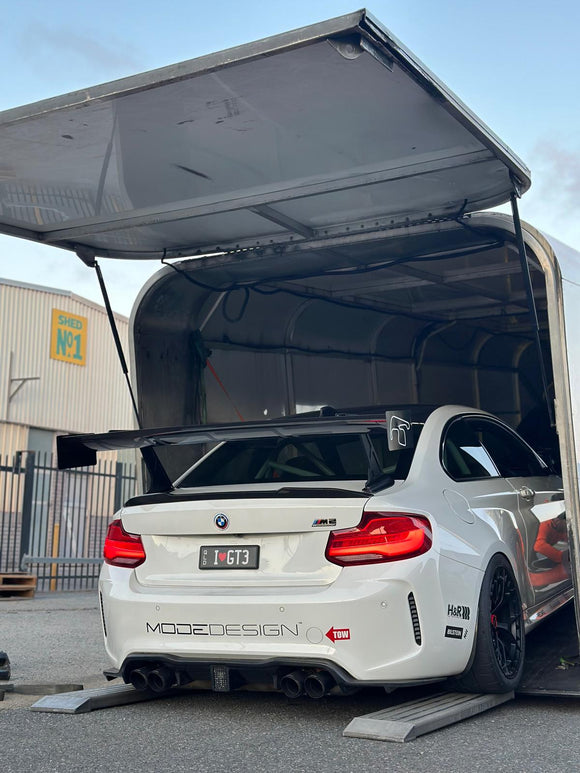 MODE Design Clubsport Bolt-In Rollcage / Harness Bar for BMW M2 F87 inc. M2 Competition - Motorsport Australia CAMS Approved