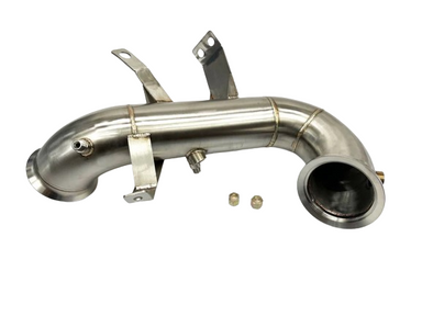 MODE Design Decatted 3.5" Downpipe Mercedes Benz A45 / A45s W177 CLA45s C118 GLA45 H247 AMG - MODE Auto Concepts