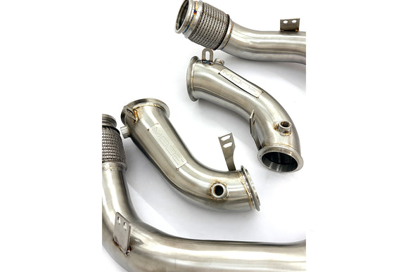 MODE Design Decatted Downpipes for S63 BMW M5 F90 M8 F91 F92 F93