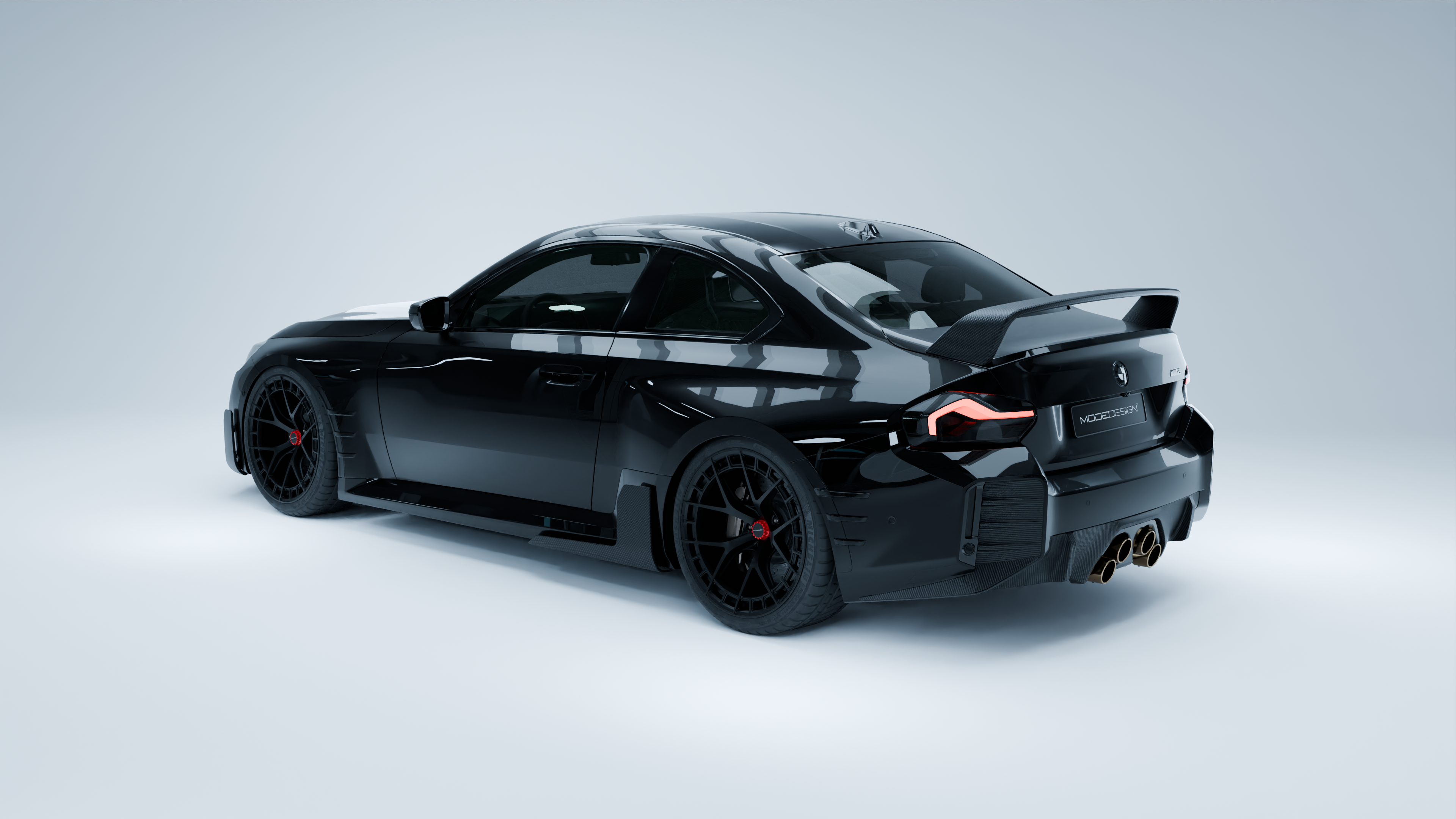 MODE Design FR-1 Forged Wheels Liquid Black Set for BMW M2 G87 M3