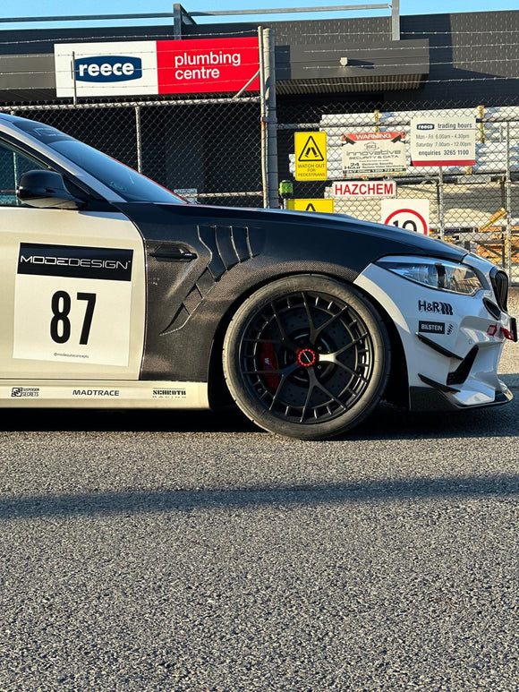 MODE Design FR-1 Evolution Forged Wheel Track-Spec Black Set for BMW M2 F87 M3 F80 M4 F82 F83