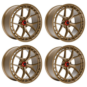 MODE Design FR-1 Forged Wheels Hyper Bronze Set for BMW M5 F10 F90 M6 F06 F12 F13 M8 F91 F92 F93 - MODE Auto Concepts