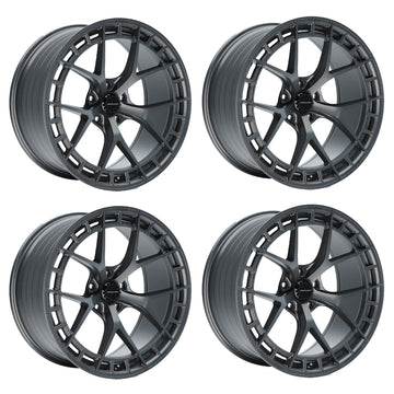 MODE Design FR-1 Forged Wheels Titan Grey Set for BMW M5 F10 F90 M6 F06 F12 F13 M8 F91 F92 F93 - MODE Auto Concepts