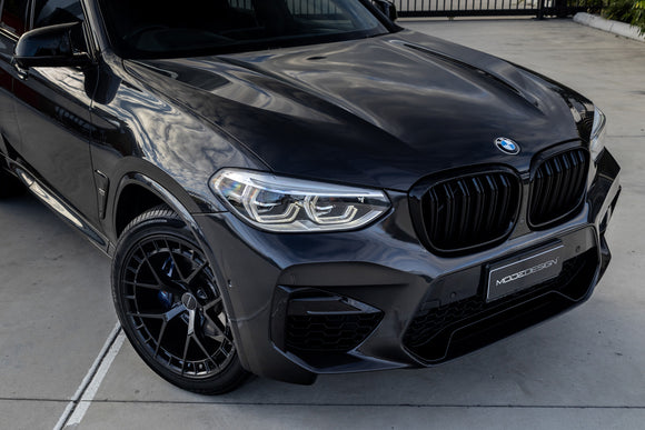 MODE Design FR-1 Forged Wheels Liquid Black Set for BMW X3M F97 X4M F98 X3 G01 X4 G02 - MODE Auto Concepts