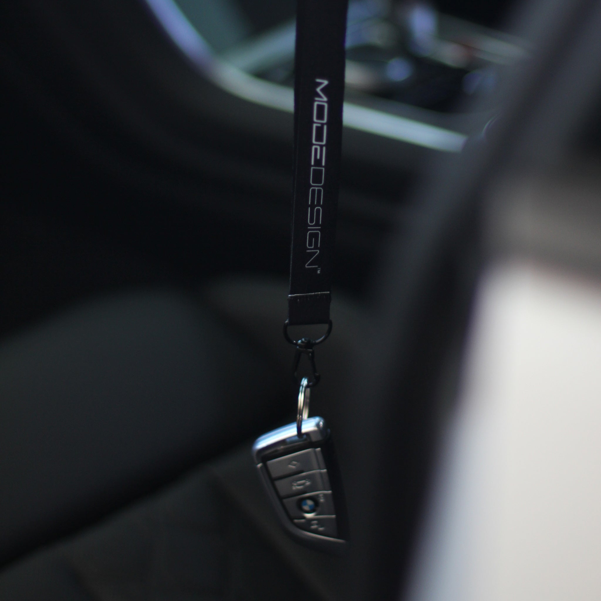 MODE DESIGN™️  Keychain Lanyard Black - 0