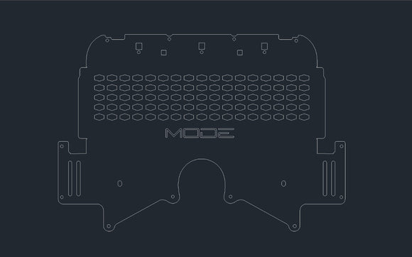 MODE Design Oil Cooler Skid Plate Guard Kit for BMW M3 F80 M4 F82 F83 & M2 F87 (inc. Competition) - MODE Auto Concepts