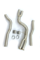MODE Design Performance 3.5" Big Single Mid Pipe V2 for BMW M2 F87 Competition S55-3