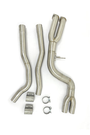 MODE Design Performance 3.5" Big Single Mid Pipe V2 for BMW M2 F87 Competition S55