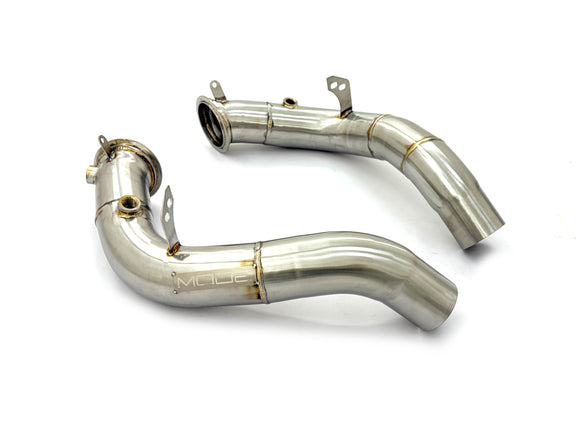 MODE Design Decatted Downpipes for S63 BMW M5 F10 M6 F06 F11 F12