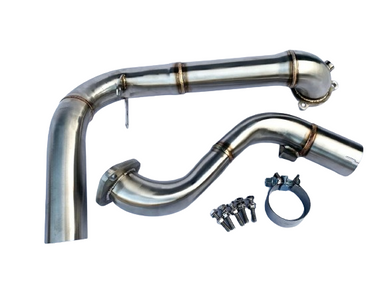 MODE Design Decatted Catless 3.5" Downpipe Mercedes Benz A35 W177 CLA35 C118 GLA35 H257 GLB35 X247 AMG - MODE Auto Concepts