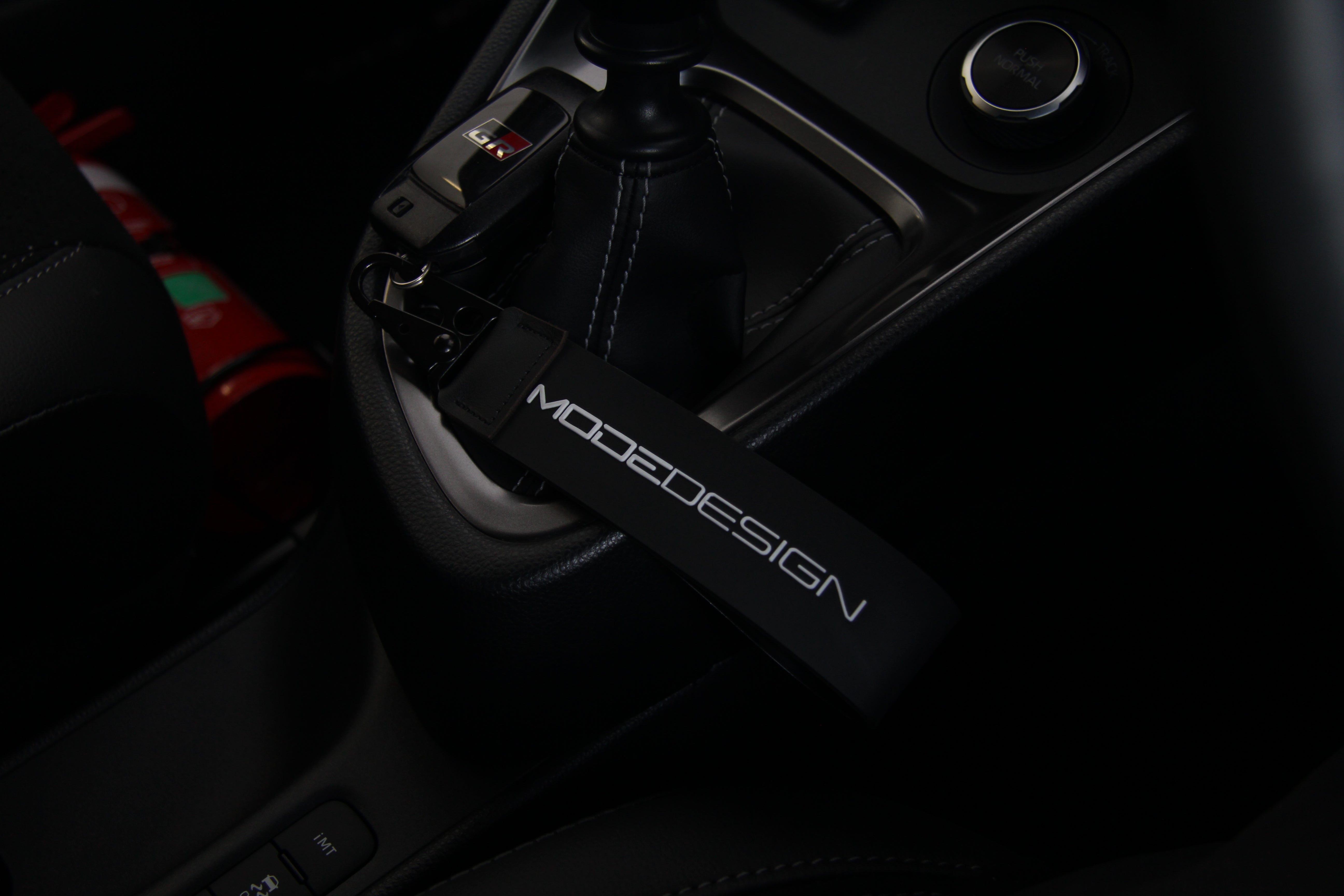 MODE DESIGN™ Rubber Key Tag Keychain Black | MODE Auto Concepts