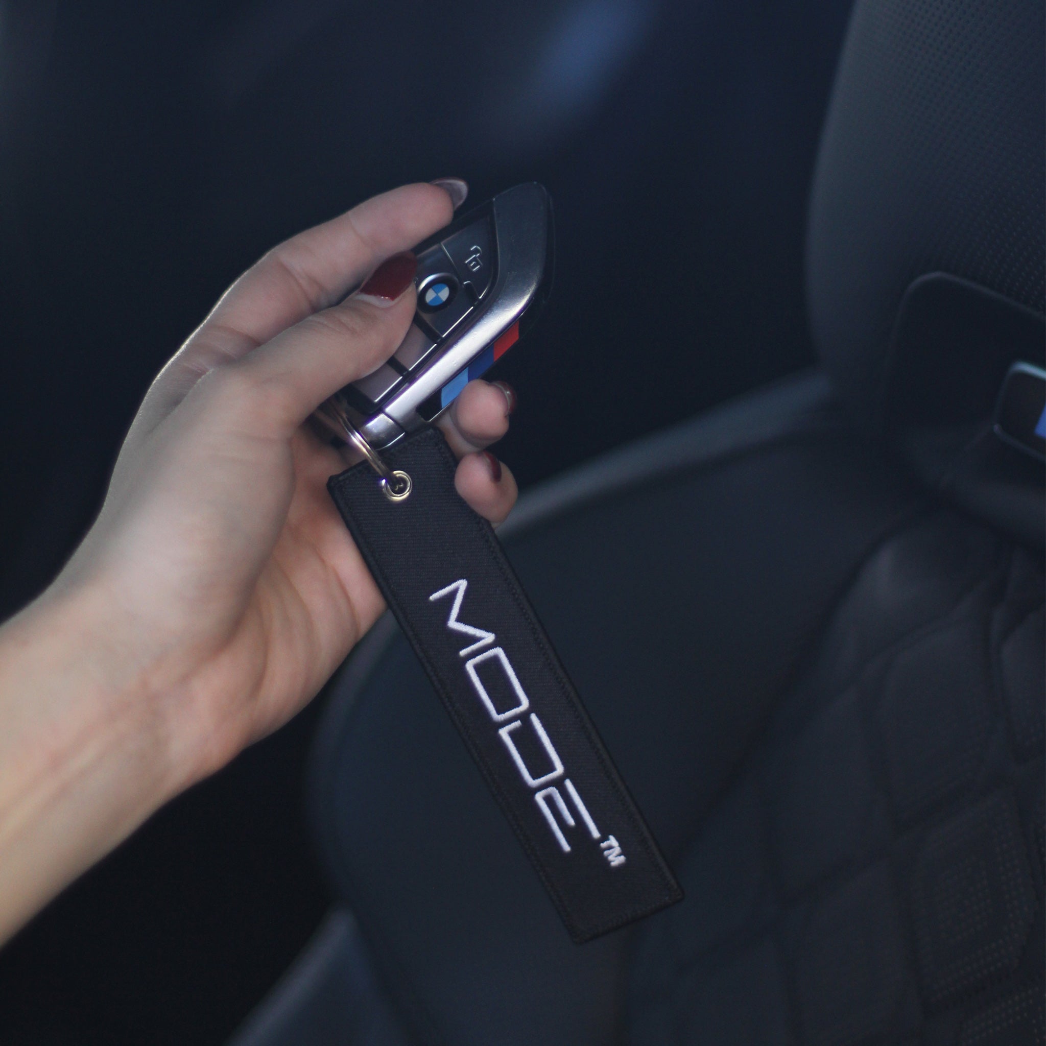 MODE™️  Jet Tag Keychain Black