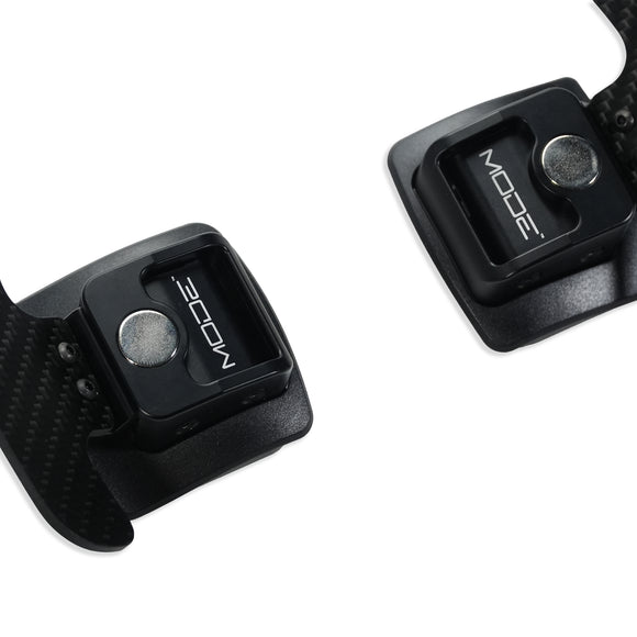 MODE Design Magnetic GT3 Style Carbon Fiber Full Replacement Paddle Shifters (OEM Fit) for BMW E-Series 1 & 3 Series 135i E82 E88 335i E90 E91 E92 E93 LCI - MODE Auto Concepts