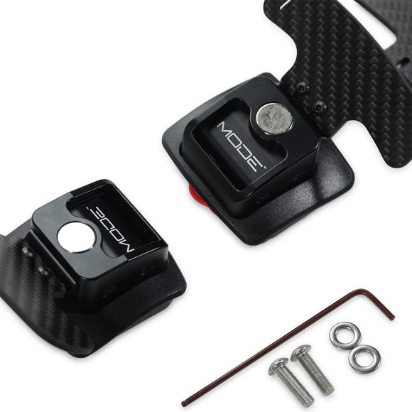 MODE Design Magnetic GT3 Style Carbon Fiber Full Replacement Paddle Shifters (OEM Fit) for BMW E-Series 1 & 3 Series 135i E82 E88 335i E90 E91 E92 E93 LCI - MODE Auto Concepts