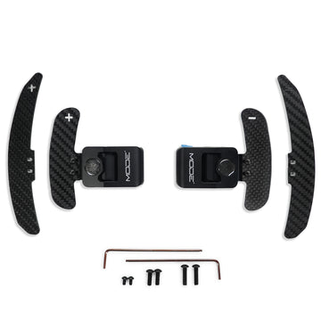 MODE Design Magnetic GT3 Style Carbon Fiber Full Replacement Paddle Shifters (OEM Fit) for BMW F-Series M2 F87 M3 F80 M4 F82 M5 F10 M6 F06 F12 F13 X5M F85 X6M F86 - MODE Auto Concepts