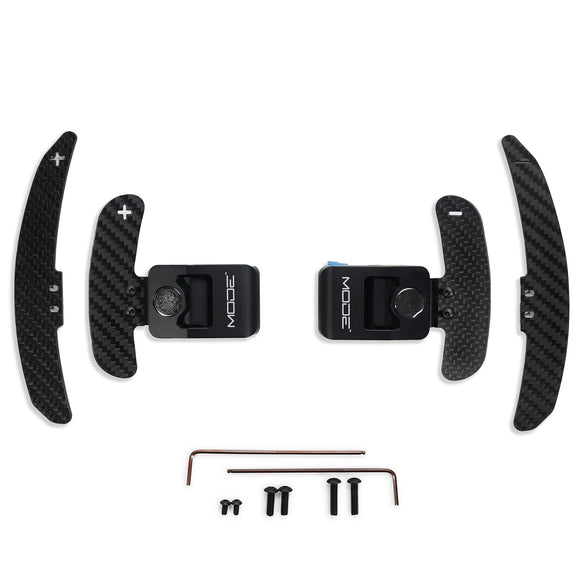 MODE Design Magnetic GT3 Style Carbon Fiber Full Replacement Paddle Shifters (OEM Fit) for BMW F-Series M2 F87 M3 F80 M4 F82 M5 F10 M6 F06 F12 F13 X5M F85 X6M F86 - MODE Auto Concepts