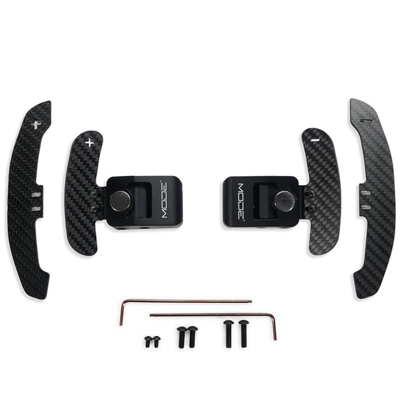 MODE Design Magnetic GT3 Style Carbon Fiber Full Replacement Paddle Shifters (OEM Fit) for BMW G-Series M2 G87 M3 G80 G81 M4 G82 G83 M5 F90 M8 F92 - MODE Auto Concepts