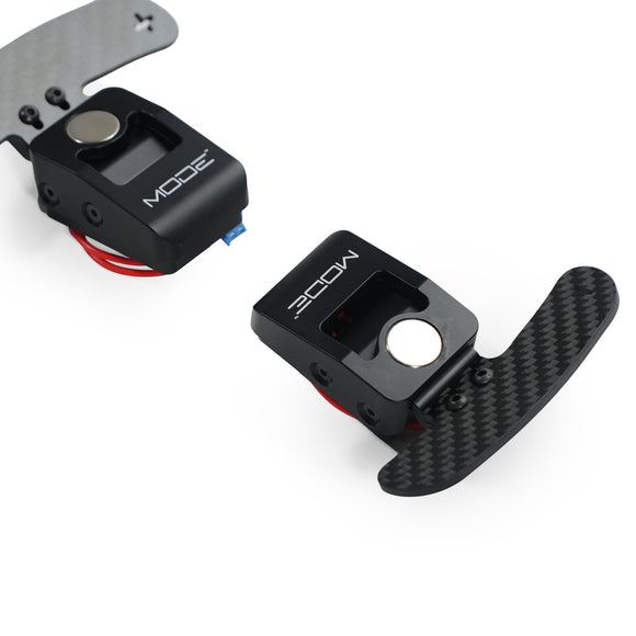 MODE Design Magnetic GT3 Style Carbon Fiber Full Replacement Paddle Shifters (OEM Fit) for BMW G-Series M2 G87 M3 G80 G81 M4 G82 G83 M5 F90 M8 F92 - MODE Auto Concepts