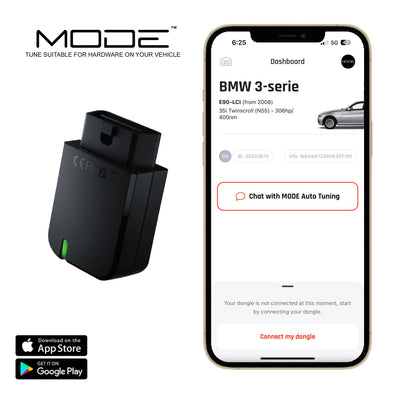 MODE™ OBD Tuner ONE Bundle for Audi BMW Mercedes-Benz VW and 5,000+ Other Makes & Models! (Personal Smartphone Tuning Tool)