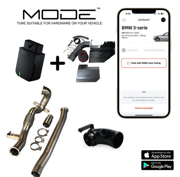MODE™ OBD Tuner ONE Stage 2 Power Pack for VW Golf R MK7 MK7.5 - Catless - MODE Auto Concepts