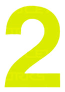 Track Day 150mm Day Glo Number Zero to Nine [0-9] Sticker / Decal Motorsport Australia CAMS Approved-3