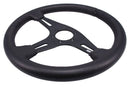 Motorsport Steering Wheel 194 Black Leather 350mm Flat-2