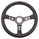 Motorsport Steering Wheel 196 Black Leather 350mm Deep Dish-1