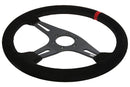 Motorsport Steering Wheel 195 Black Suede 350mm Flat-2