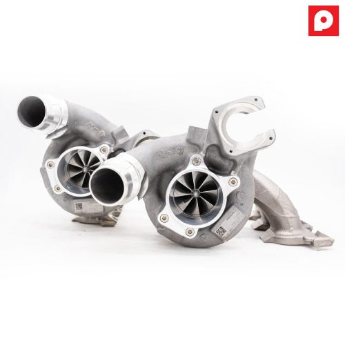 Pure Turbos Stage 2+ S58 Turbo Upgrade for BMW M2 G87 M3 G80 M4 G82 & X3M F97 X4M F98 - MODE Auto Concepts