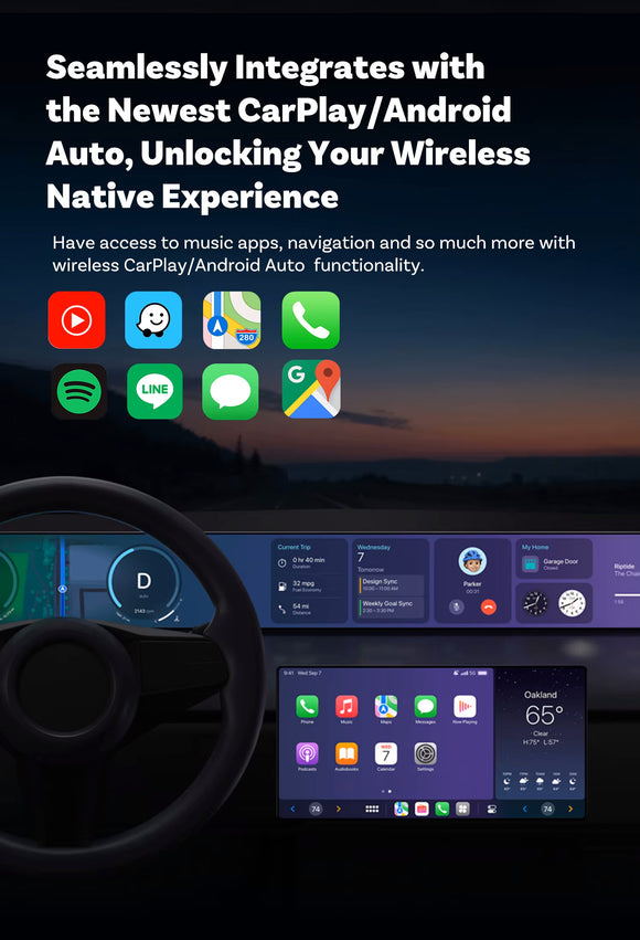VOLT Auto Wireless CarPlay & Android Adapter (Convert Wired to Wireless) - MODE Auto Concepts