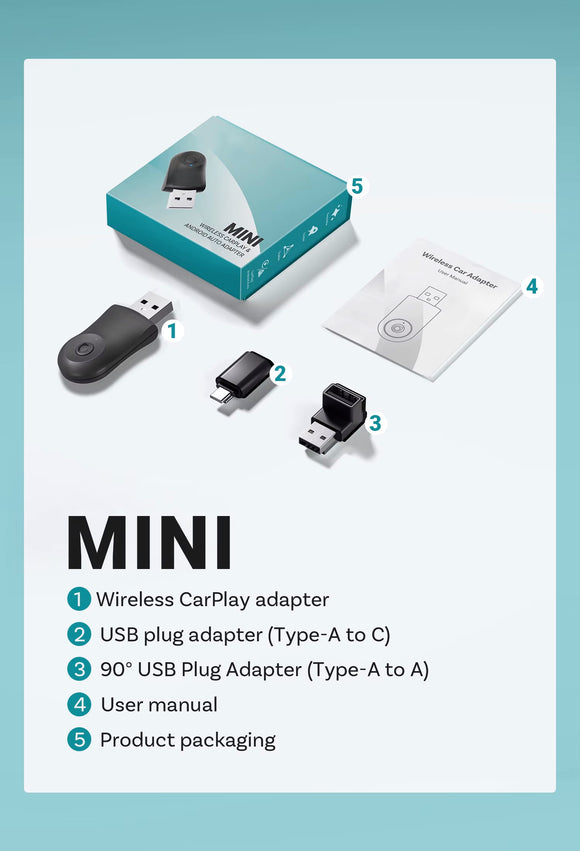 VOLT Auto Wireless CarPlay & Android Adapter (Convert Wired to Wireless) - MODE Auto Concepts