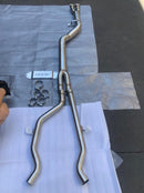 MODE Design Performance 3.5" Big Single Mid Pipe V2 for BMW M3 F80 M4 F82 S55 - MODE Auto Concepts