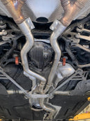 MODE Design Performance 3.5" Big Single Mid Pipe V2 for BMW M3 F80 M4 F82 S55 - MODE Auto Concepts