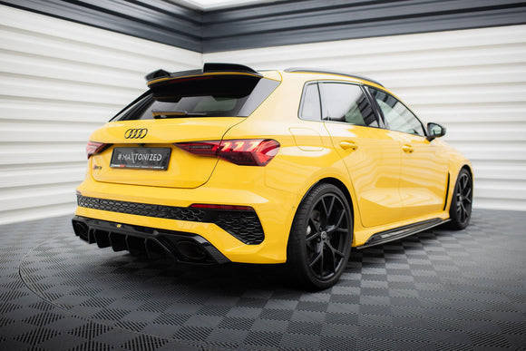 Maxton Design Spoiler Cap 3D Audi RS3 / S3 / A3 S-Line Sportback 8Y