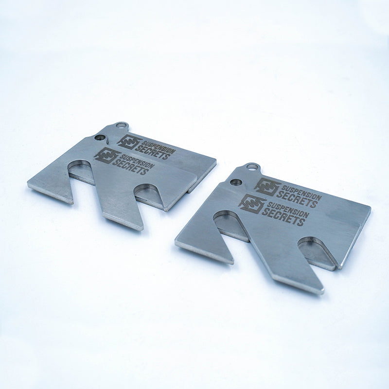 Suspension Secrets Front & Rear Camber Shim Kit - Porsche 718 Spyder RS